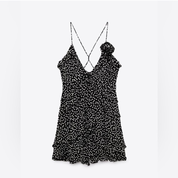 Dotted flower dress - Picture 4 of 4